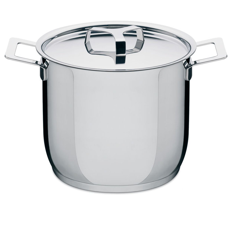 Alessi Pots and Pans Stock Pot by Jasper Morrison with Lid Wayfair